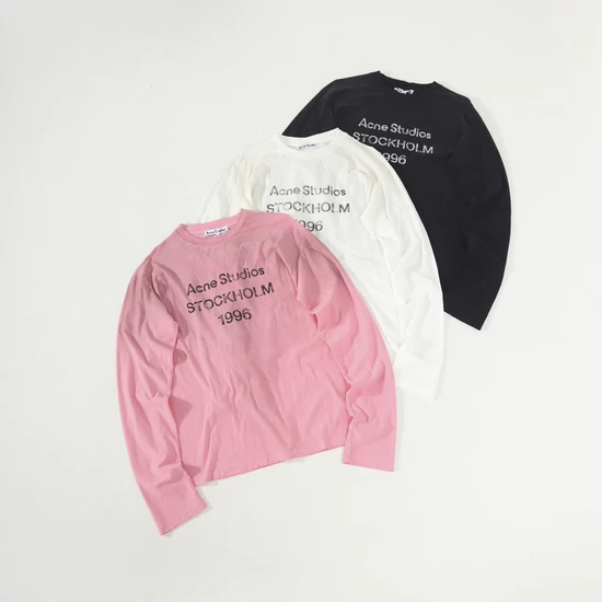 Acne Studios Logo Long Sleeve T-Shirt アクネ ストゥディオズ ロゴ ロングスリーブ Tシャツ