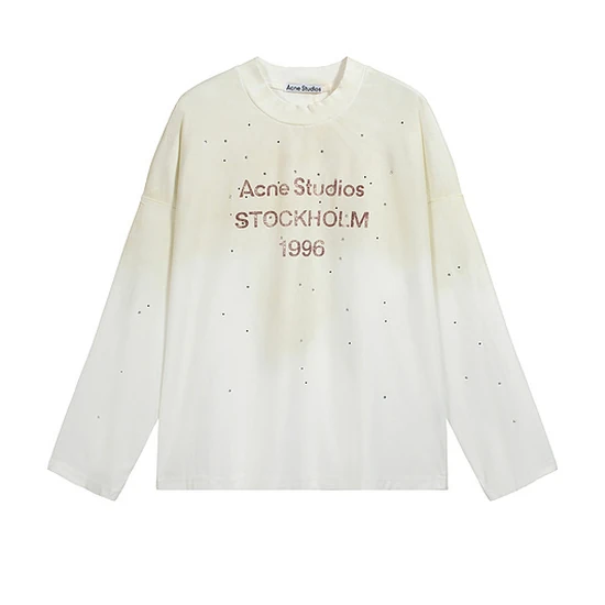 Acne Studios Logo Polka Dot Long Sleeve T-Shirt アクネ ストゥディオズ ロゴ ポルカ ドット ロングスリーブ Tシャツ