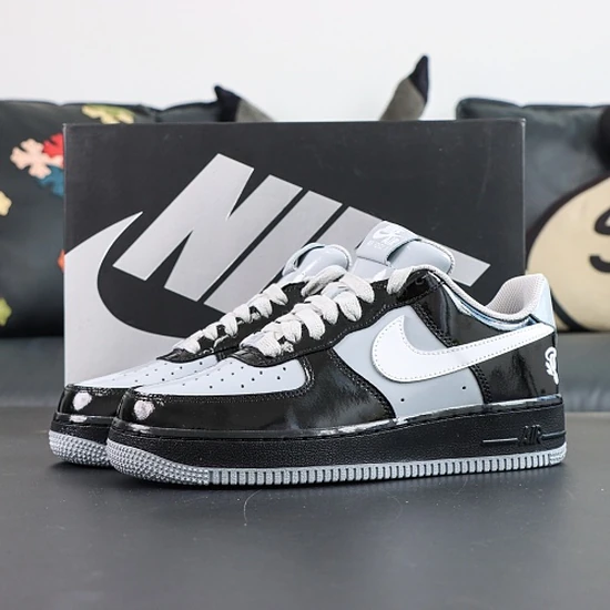 Central Cee × Nike Air Force 1 Low Black/Light Smoke Grey IO9974-010 セントラルシー × ナイキ エアフォース1 ロー ブラック/ライトスモークグレー