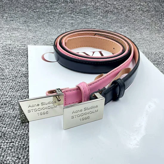 Acne Studios Logo Leather Belt アクネ ストゥディオズ ロゴ レザー ベルト