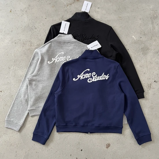 Acne Studios Logo Zip-Up Sweatshirt アクネ ストゥディオズ ロゴ ジップアップ スウェットシャツ
