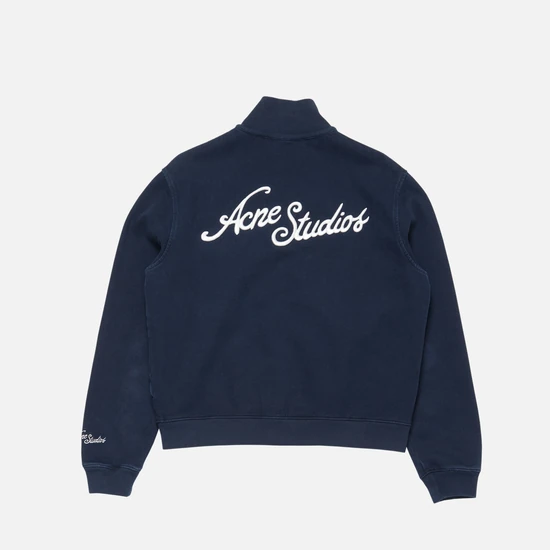 Acne Studios Logo Half-Zip Sweatshirt アクネ ストゥディオズ ロゴ ハーフジップ スウェットシャツ