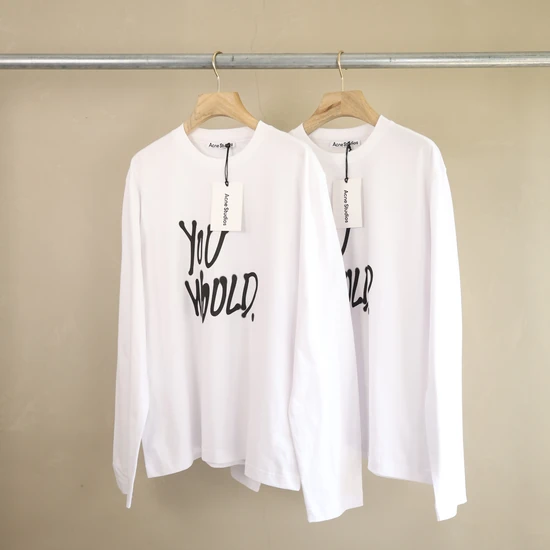 Acne Studios Logo Long Sleeve T-Shirt アクネ ストゥディオズ ロゴ ロング スリーブ Tシャツ