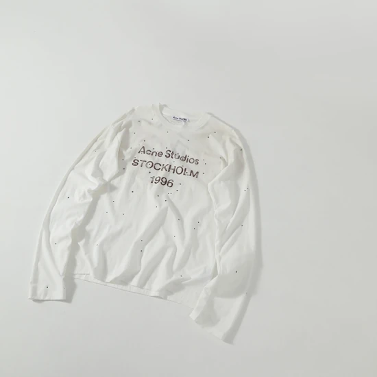 Acne Studios Logo Long Sleeve T-Shirt アクネ ストゥディオズ ロゴ ロング スリーブ Tシャツ