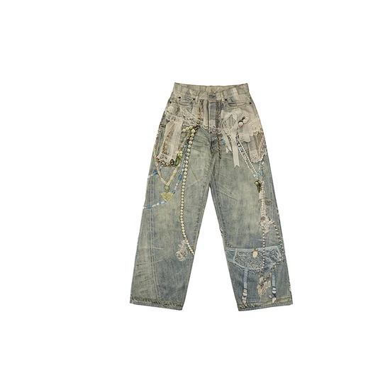 Acne Studios Chain Detail Jeans アクネ ストゥディオズ チェーン ディテール ジーンズ