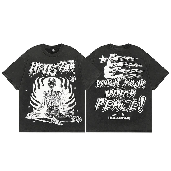 Hellstar Graphic Logo Crew Neck T-Shirt ヘルスター グラフィック ロゴ クルーネック Tシャツ