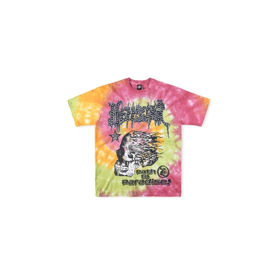 Hellstar Logo Graphic Studs Tie-Dye T-Shirt ヘルスター ロゴ グラフィック スタッズ タイダイ Tシャツ