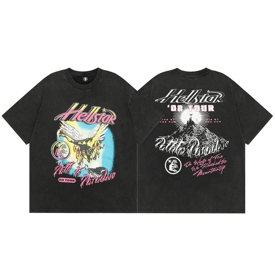 Hellstar Logo World Tour T-Shirt ヘルスター ロゴ ワールド ツアー Tシャツ