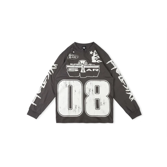 Hellstar Logo Graphic Crew Neck Sweatshirt ヘルスター ロゴ グラフィック クルーネック スウェットシャツ