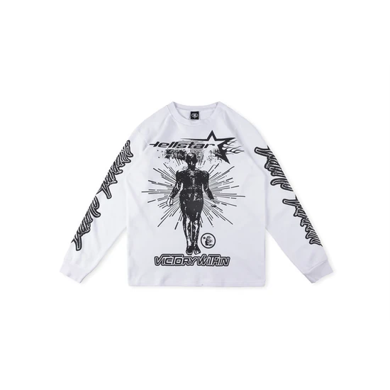 Hellstar Logo Graphic Long Sleeve T-Shirt ヘルスター ロゴ グラフィック ロングスリーブ Tシャツ