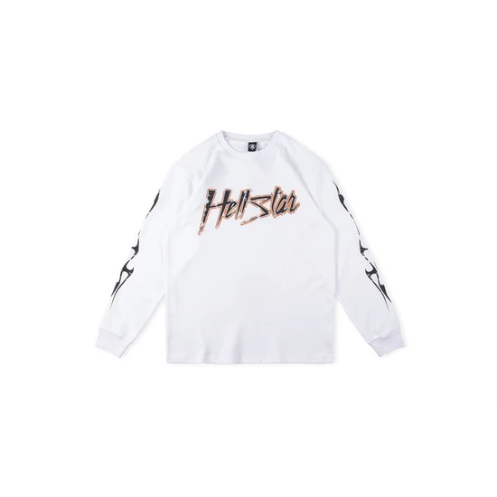Hellstar Logo Long Sleeve T-Shirt ヘルスター ロゴ ロング スリーブ Tシャツ