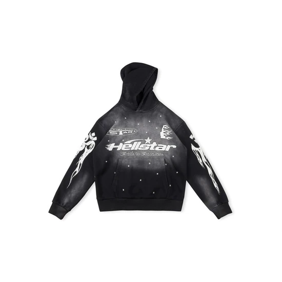 Hellstar Logo Graphic Zip-Up Hoodie ヘルスター ロゴ グラフィック ジップアップ パーカー