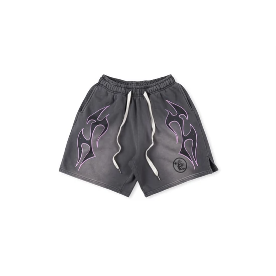 Hellstar Logo Flame Shorts ヘルスター ロゴ フレイム ショーツ