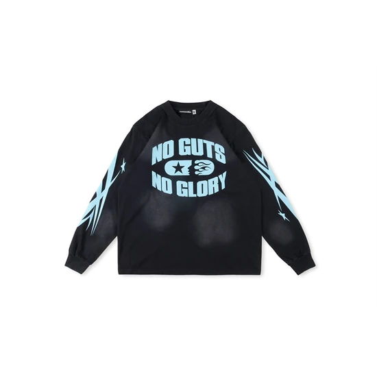 Hellstar No Guts No Glory Graphic Sweatshirt ヘルスター ノー ガッツ ノー グローリー グラフィック スウェットシャツ