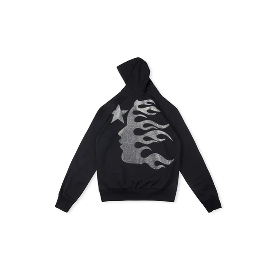 Hellstar Flame Graphic with Star Hoodie ヘルスター フレーム グラフィック ウィズ スター パーカー