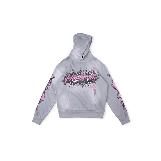 Hellstar Flame Graphic Hoodie ヘルスター フレーム グラフィック パーカー