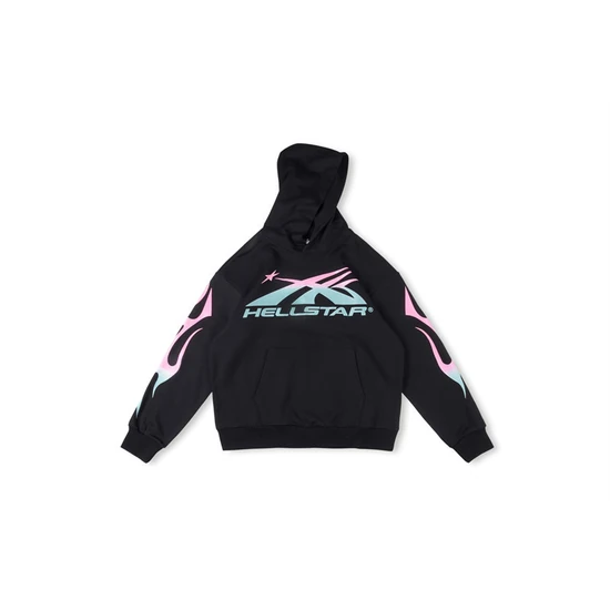 Hellstar Flame Graphic Logo Hoodie ヘルスター フレイム グラフィック ロゴ パーカー