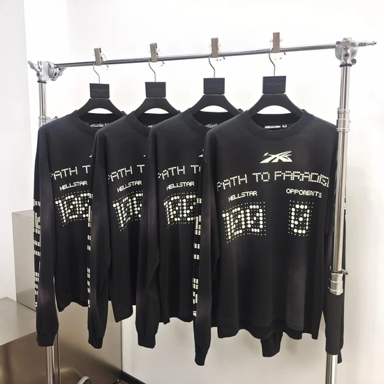 Hellstar Path to Paradise Graphic Sweatshirt ヘルスター パス トゥ パラダイス グラフィック スウェットシャツ