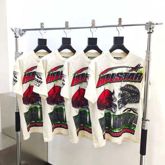 Hellstar Football Helmet Graphic T-Shirt ヘルスター フットボール ヘルメット グラフィック Tシャツ