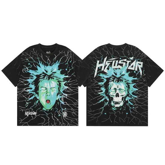 Hellstar Logo Graphic Crew Neck T-Shirt ヘルスター ロゴ グラフィック クルーネック Tシャツ
