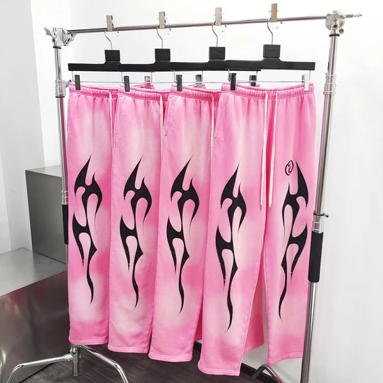 Hellstar Tribal Flame Graphic Sweatpants ヘルスター トライバル フレーム グラフィック スウェットパンツ