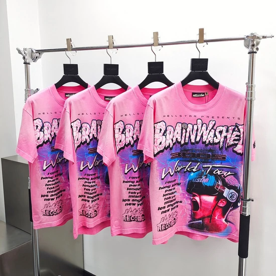 Hellstar Brainwashed World Tour Graphic T-Shirt ヘルスター ブレインウォッシュド ワールド ツアー グラフィック Tシャツ