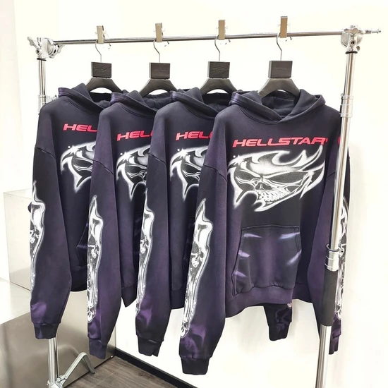 Hellstar Skull Graphic Hoodie ヘルスター スカル グラフィック パーカー
