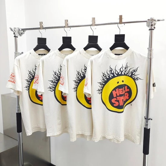 Hellstar Flame Graphic T-Shirt ヘルスター フレイム グラフィック Tシャツ