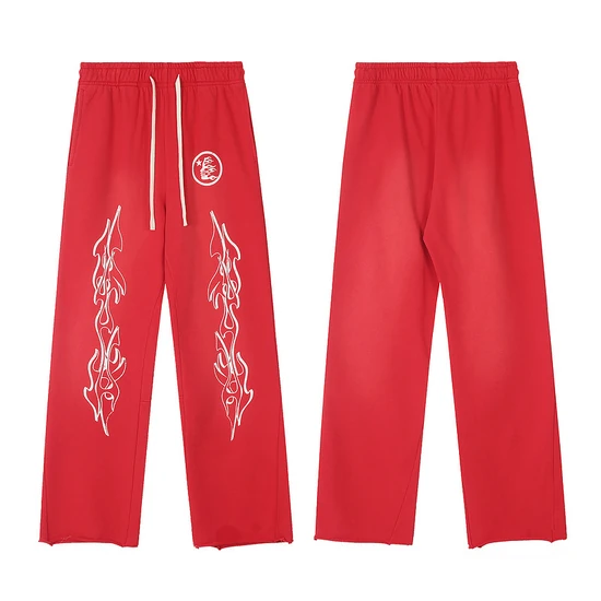 Hellstar Logo Flame Sweatpants ヘルスター ロゴ フレーム スウェットパンツ