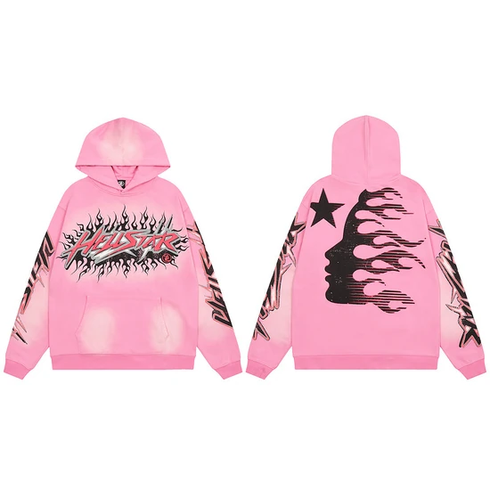 Hellstar Graphic Zip-Up Hoodie ヘルスター グラフィック ジップアップ パーカー