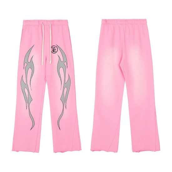 Hellstar Tribal Flame Graphic Sweatpants ヘルスター トライバル フレーム グラフィック スウェットパンツ