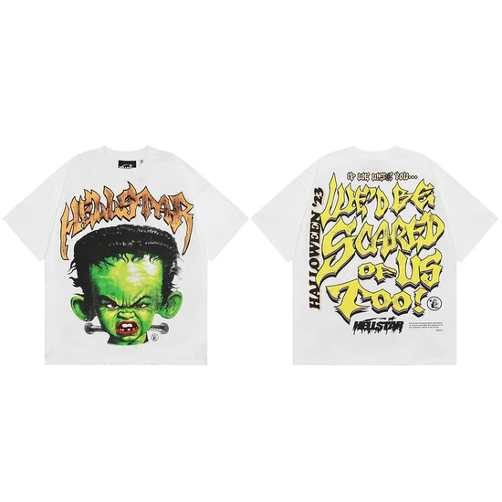 Hellstar Monster Character Graphic T-Shirt ヘルスター モンスター キャラクター グラフィック Tシャツ