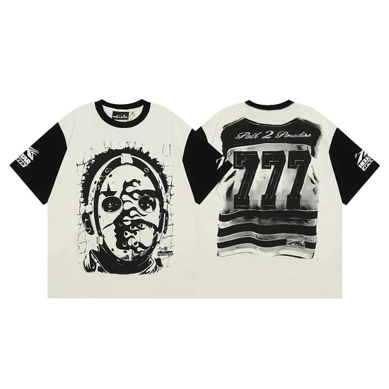 Hellstar Portrait Graphic Back Print T-Shirt ヘルスター ポートレート グラフィック バック プリント Tシャツ