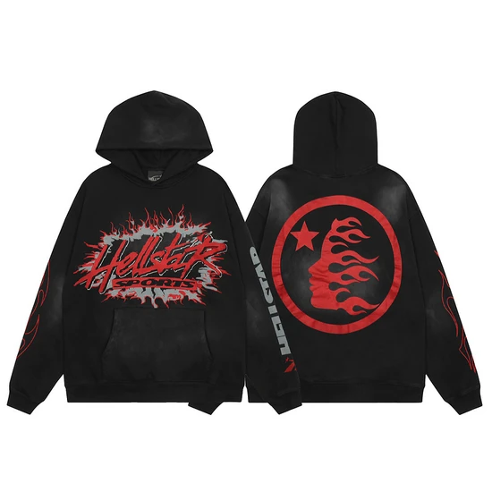 Hellstar Logo Zip-Up Hoodie ヘルスター ロゴ ジップアップ パーカー