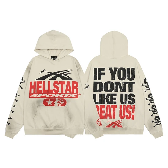 Hellstar Logo Graphic Zip-Up Hoodie ヘルスター ロゴ グラフィック ジップアップ パーカー