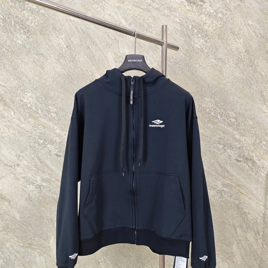 Balenciaga Logo Zip-Up Hoodie バレンシアガ ロゴ ジップアップ パーカー