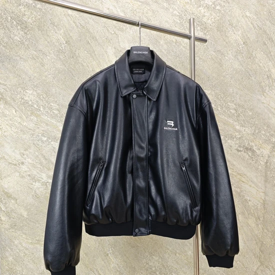 Balenciaga Logo Leather Jacket バレンシアガ ロゴ レザー ジャケット