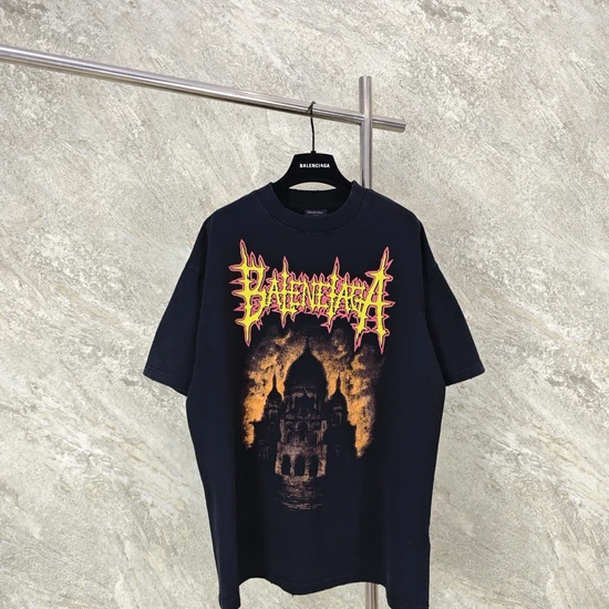 Balenciaga Band Graphic Castle T-Shirt バレンシアガ バンド グラフィック キャッスル Tシャツ