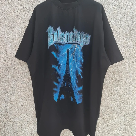 Balenciaga Eiffel Tower Lightning Graphic T-Shirt バレンシアガ エッフェル タワー ライトニング グラフィック Tシャツ