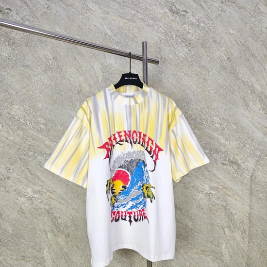 Balenciaga Wave Graphic T-Shirt バレンシアガ ウェーブ グラフィック Tシャツ