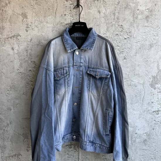Balenciaga Color Block Denim Jacket バレンシアガ カラー ブロック デニム ジャケット
