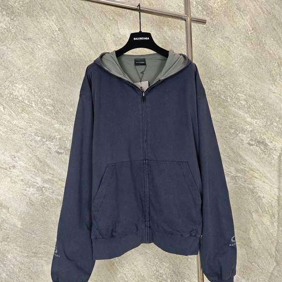 Balenciaga Color Block Zip-Up Hoodie バレンシアガ カラー ブロック ジップアップ パーカー