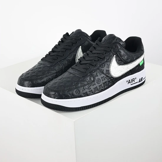 Louis Vuitton × Nike Air Force 1 Low by Virgil Abloh Black/White ルイヴィトン × ナイキ エアフォース1 ロー バイ ヴァージル・アブロー ブラック/ホワイト
