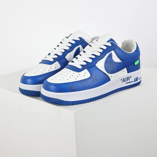 Louis Vuitton × Nike Air Force 1 Low by Virgil Abloh White & Team Royal Blue ルイヴィトン × ナイキ エアフォース1 ロー バイ ヴァージル・アブロー ホワイト & チームロイヤルブルー