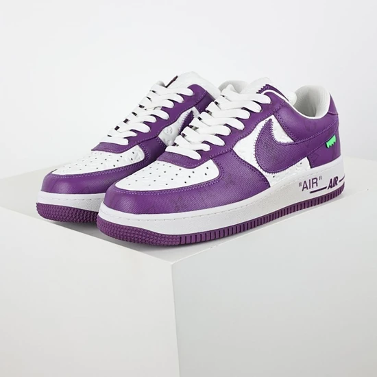 Louis Vuitton × Nike Air Force 1 Low by Virgil Abloh White/Purple ルイヴィトン × ナイキ エアフォース1 ロー バイ ヴァージル・アブロー ホワイト/パープル