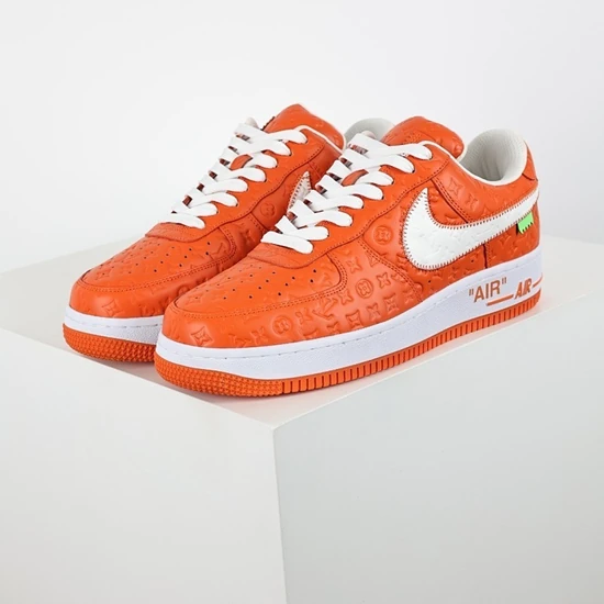 Louis Vuitton × Nike Air Force 1 Low by Virgil Abloh Orange/White ルイヴィトン × ナイキ エアフォース1 ロー バイ ヴァージル・アブロー オレンジ/ホワイト