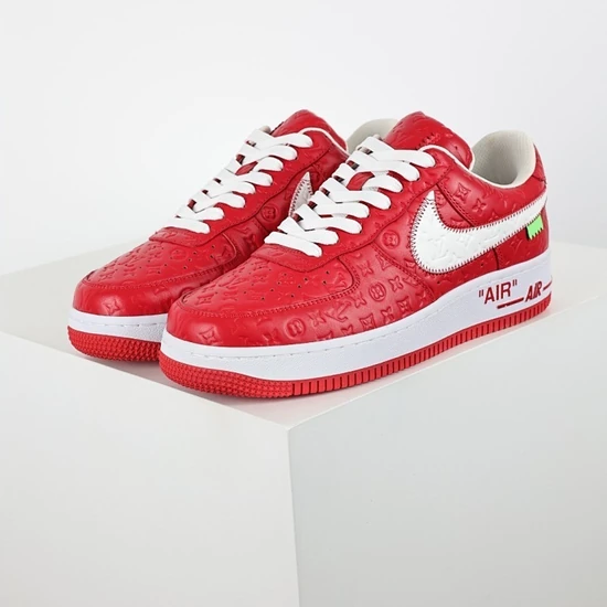 Louis Vuitton × Nike Air Force 1 Low by Virgil Abloh Red/White ルイヴィトン × ナイキ エアフォース1 ロー バイ ヴァージル・アブロー レッド/ホワイト