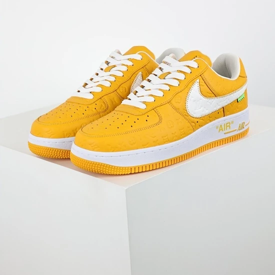 Louis Vuitton × Nike Air Force 1 Low by Virgil Abloh Yellow/White ルイヴィトン × ナイキ エアフォース1 ロー バイ ヴァージル・アブロー イエロー/ホワイト