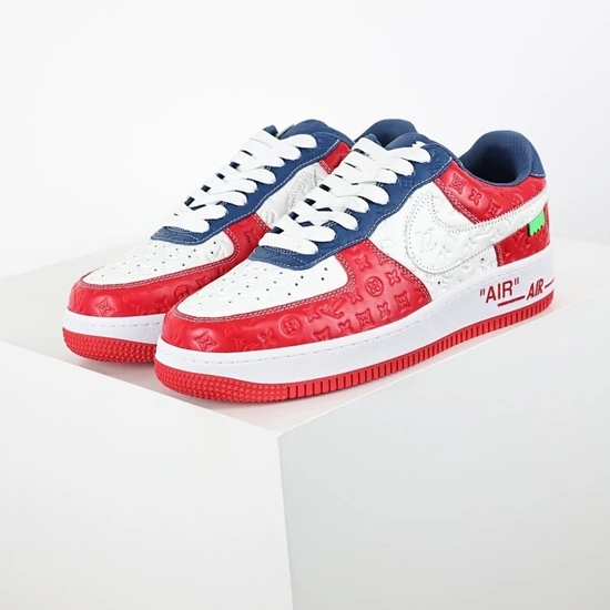 Louis Vuitton × Nike Air Force 1 Low by Virgil Abloh Red/White ルイヴィトン × ナイキ エアフォース1 ロー バイ ヴァージル・アブロー レッド/ホワイト