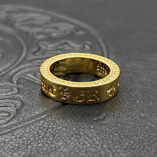 Chrome Hearts Textured Band Ring クロムハーツ テクスチャード バンド リング